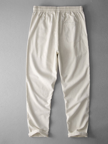 Straight Leg Linen Pants