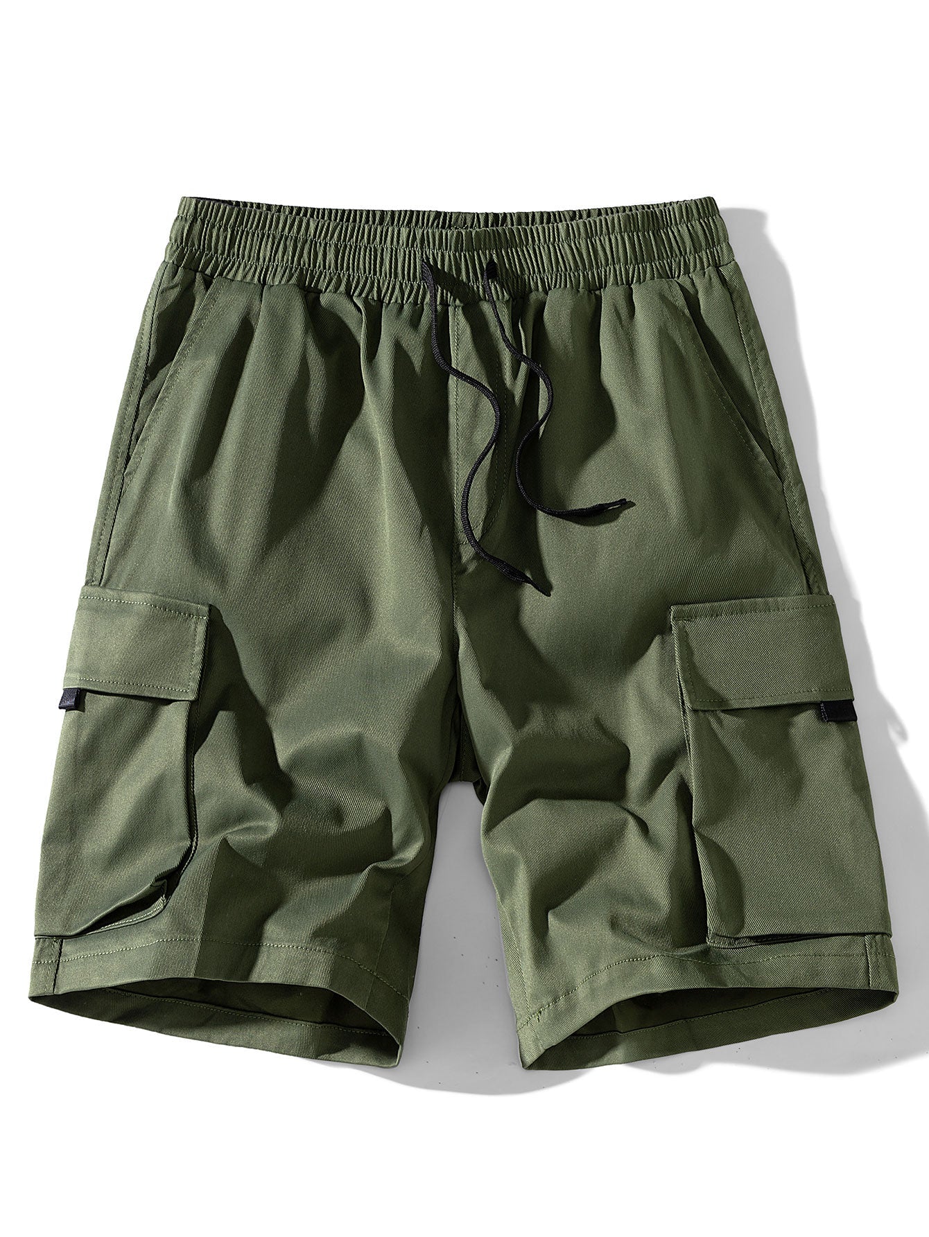 Drawstring Chino Cargo Shorts