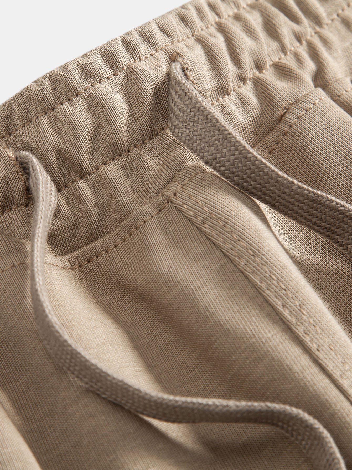Mid Length Drawstring Shorts