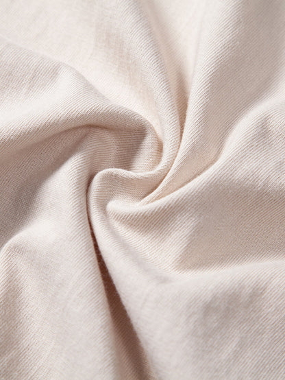 3 قطع تيشيرتات قطنية أساسية بقصة مريحة
