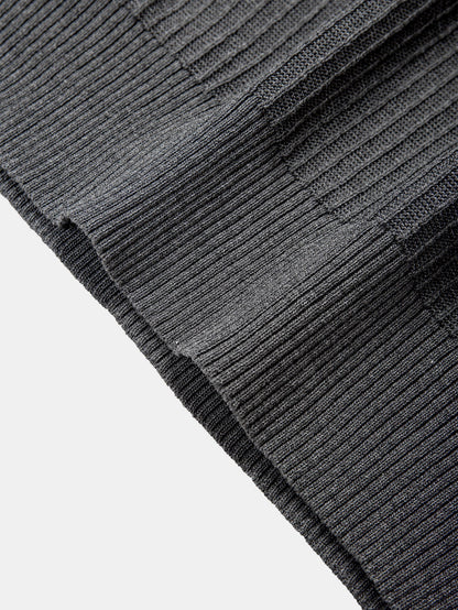 Contrast Trim Knit Polo Shirt