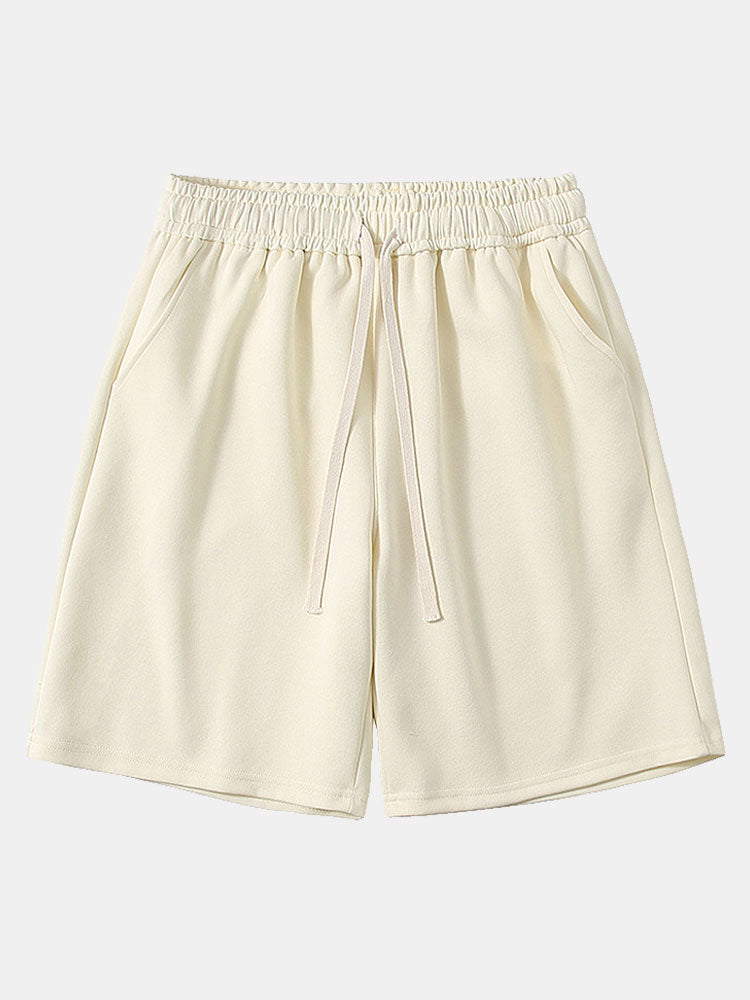 Drawstring Jersey Shorts