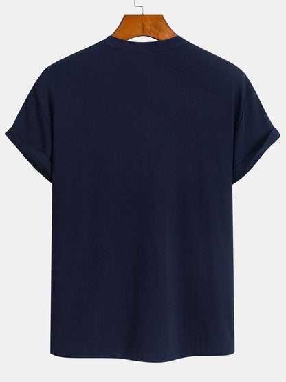 Cotton Henley T-Shirt