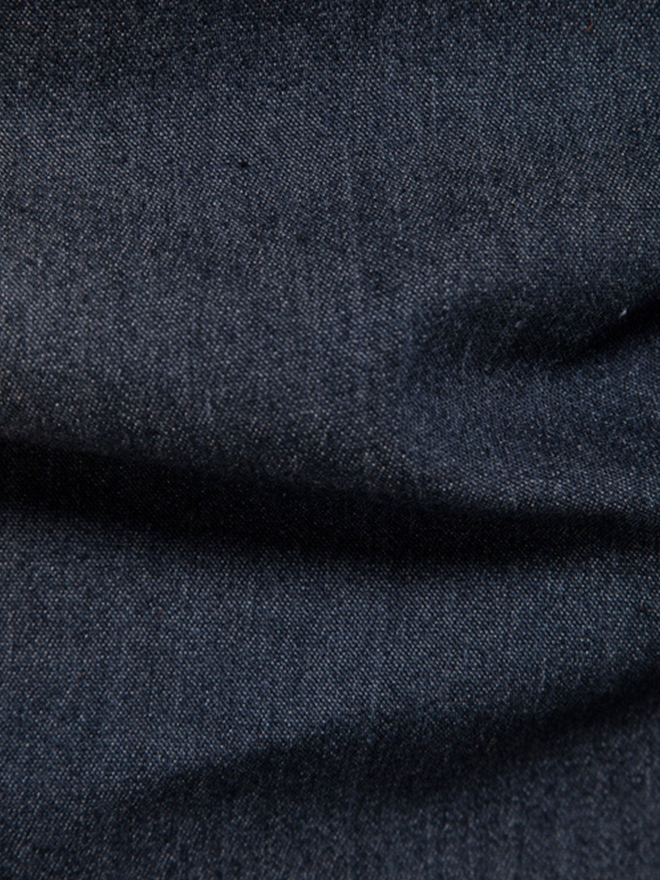 Washed Denim Western Shirt With Pockets