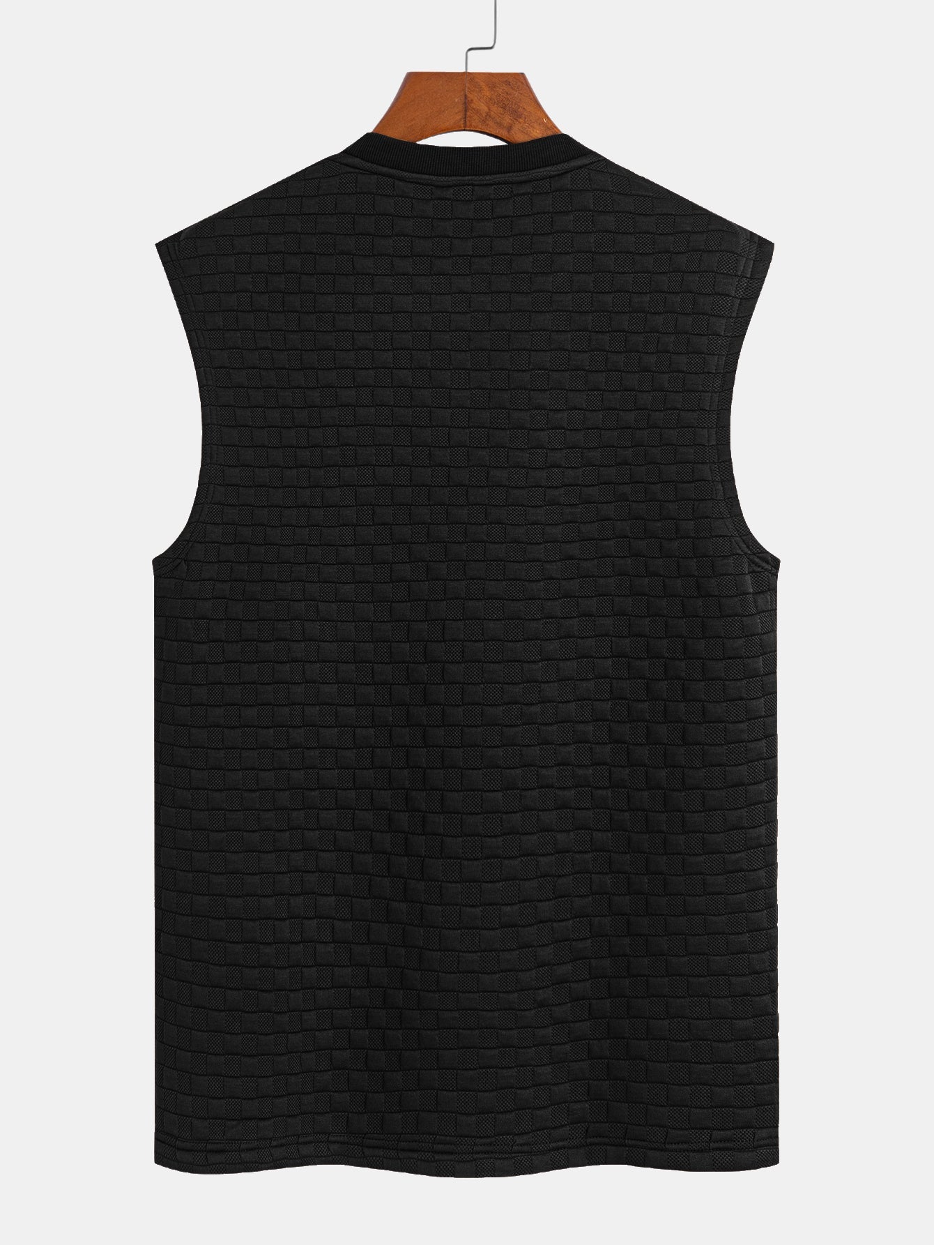 Sleeveless Checkerboard T-Shirt