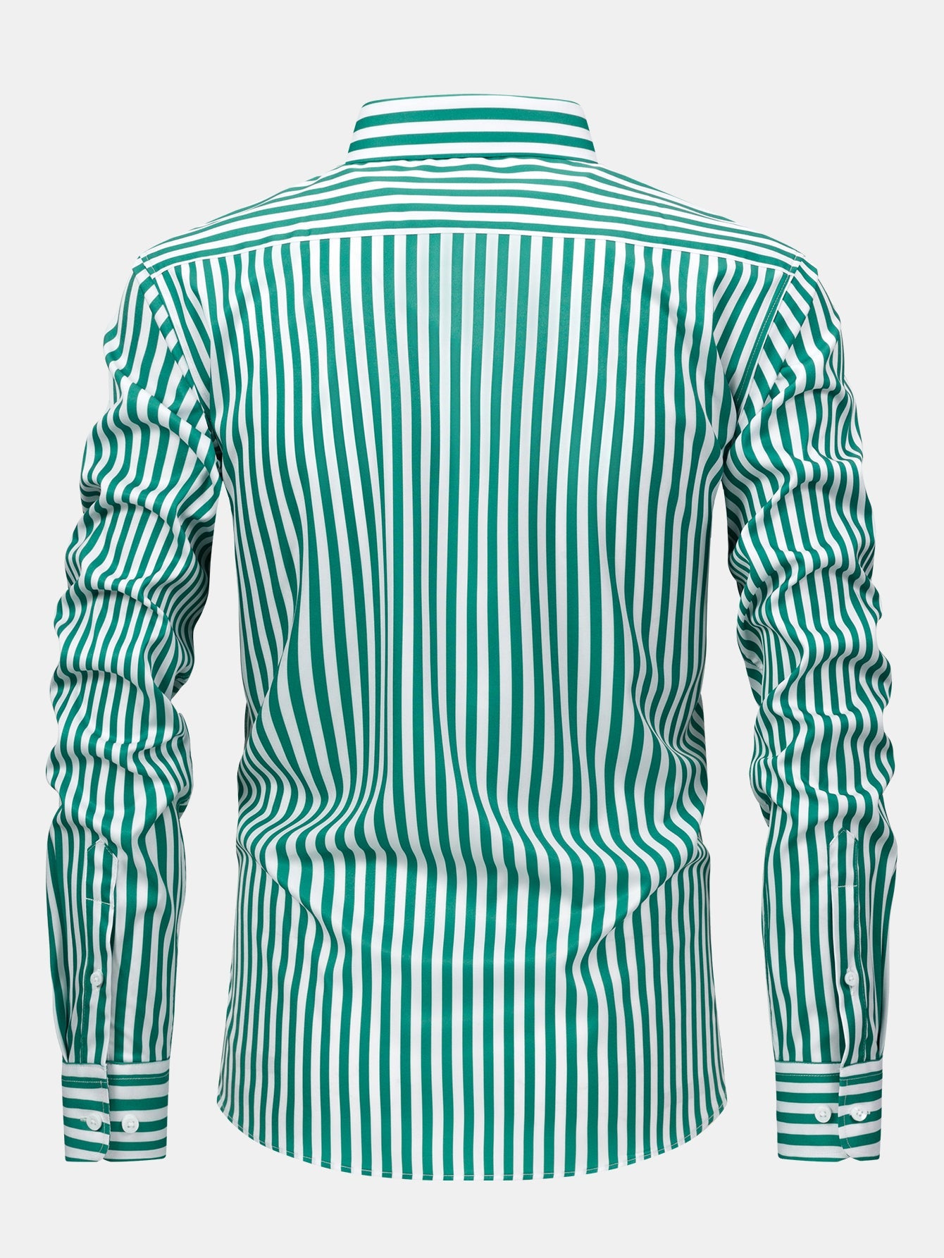 Long Sleeve Stripe Button Up Shirt