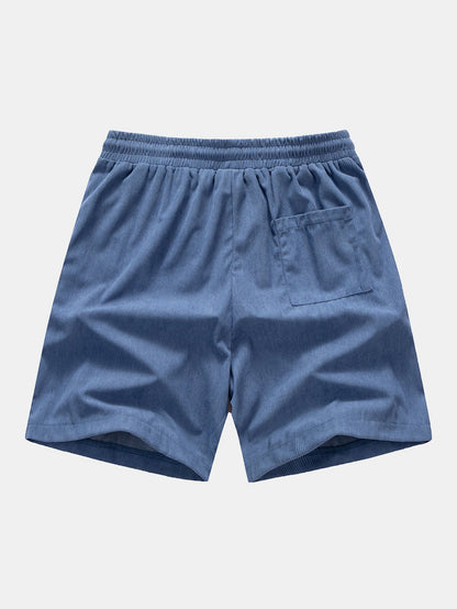 Corduroy Drawstring Shorts