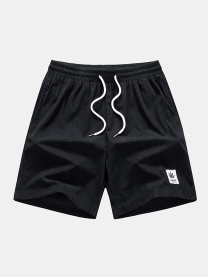 Corduroy Drawstring Shorts