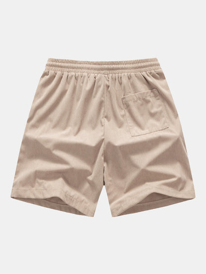 Corduroy Drawstring Shorts