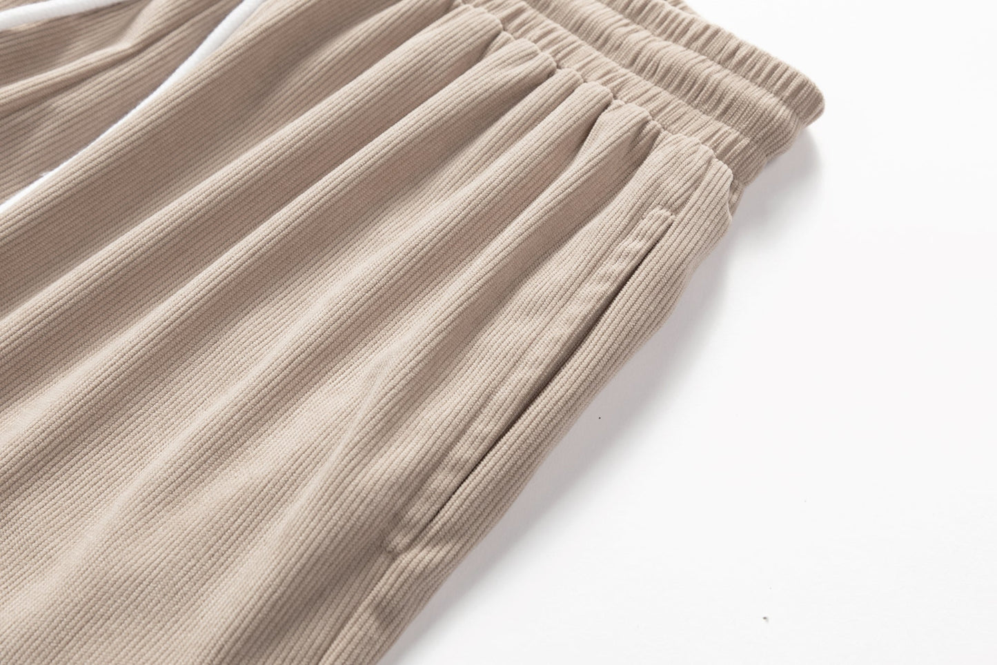 Corduroy Drawstring Shorts