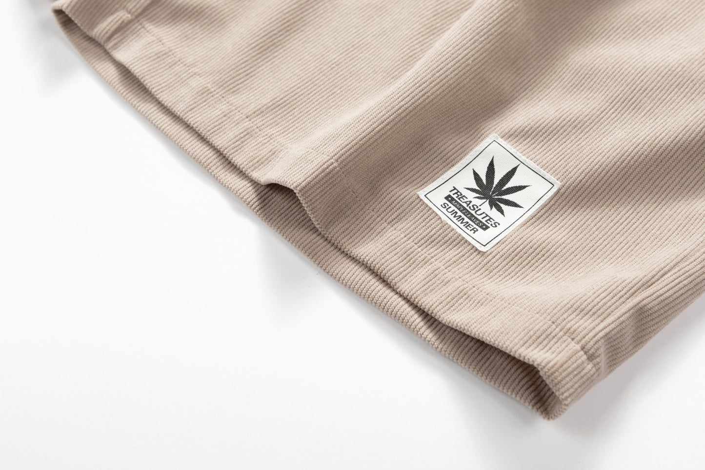 Corduroy Drawstring Shorts