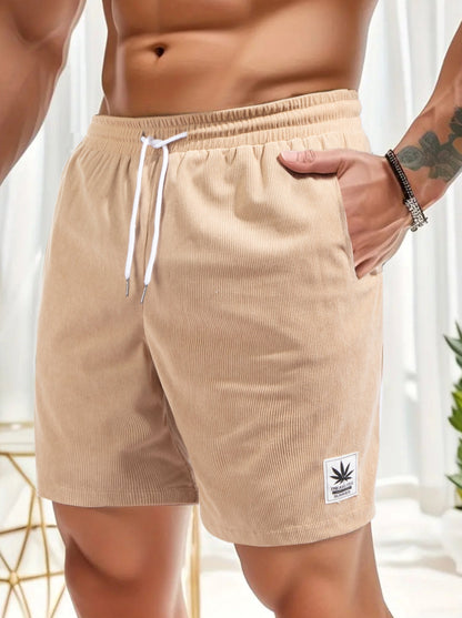 Corduroy Drawstring Shorts