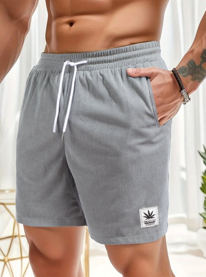 Corduroy Drawstring Shorts