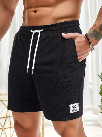 Corduroy Drawstring Shorts