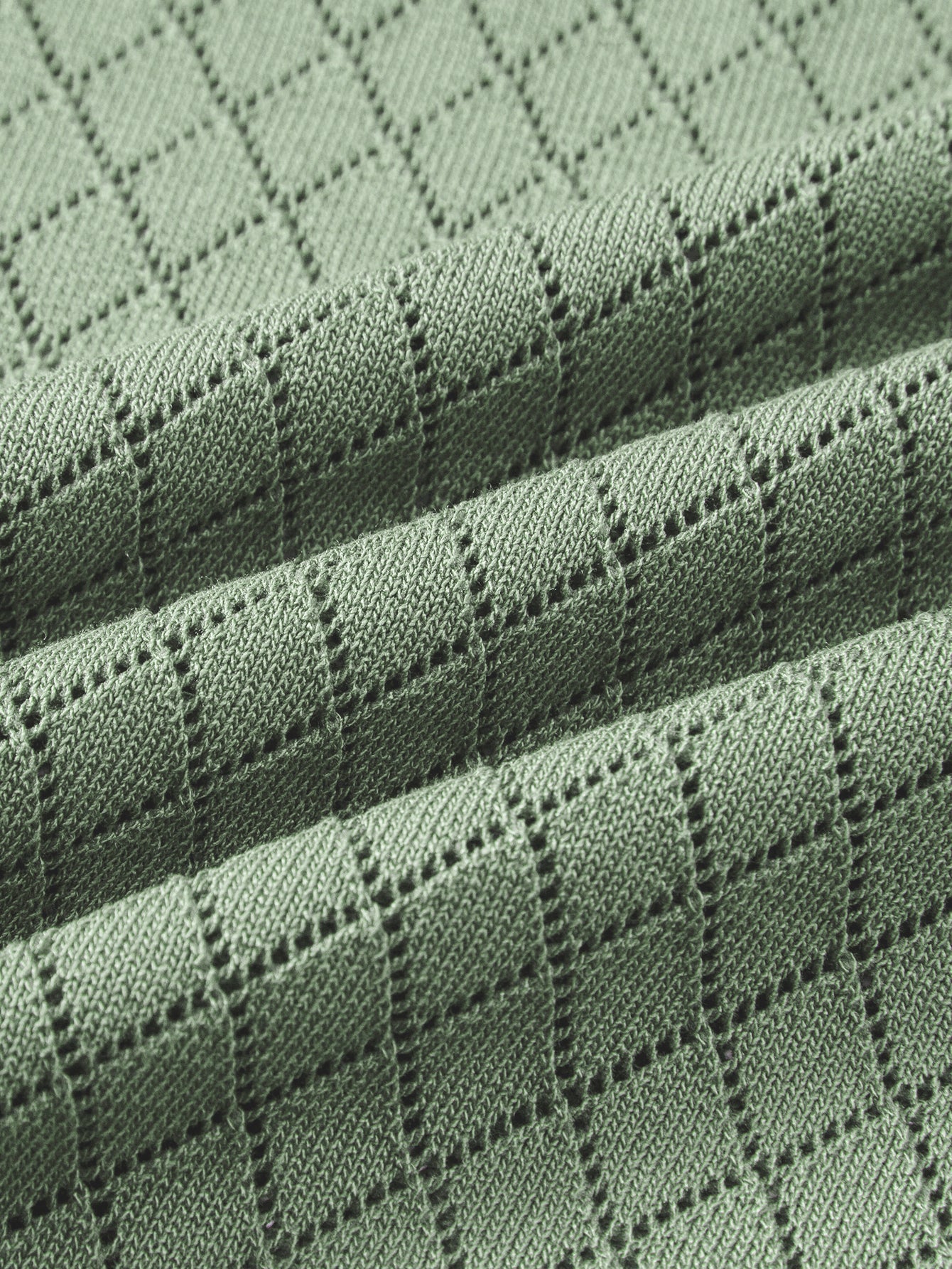 Diamond Open Knit T-Shirt