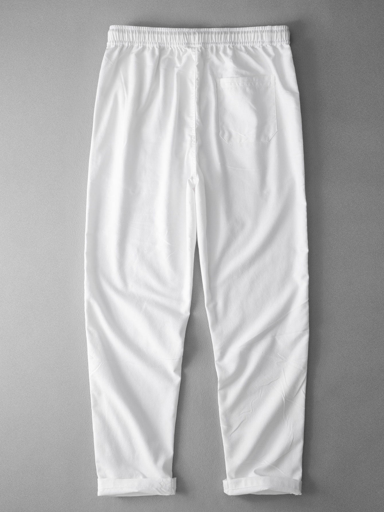 Straight Leg Linen Pants