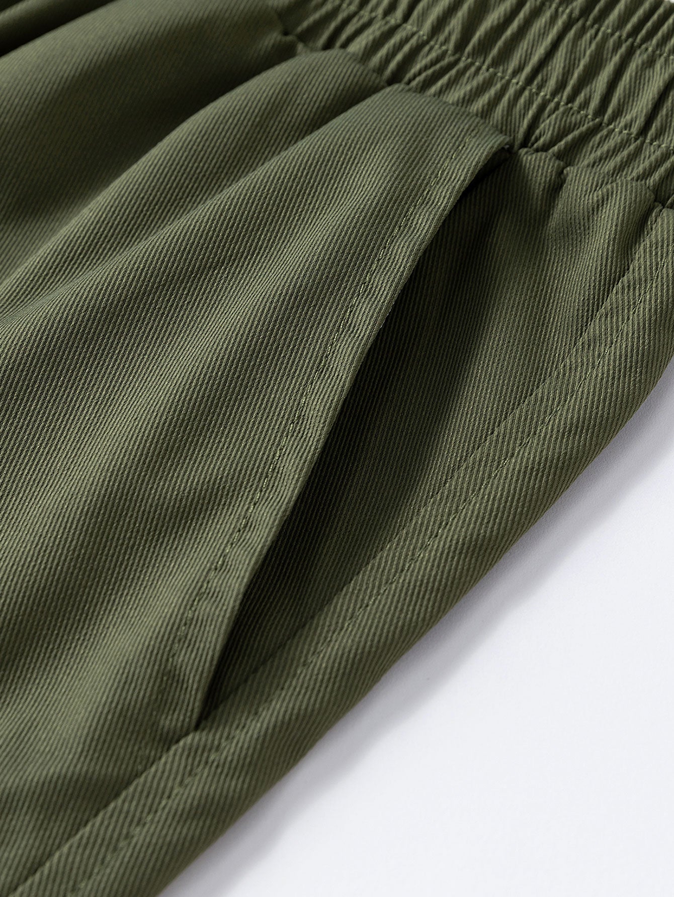 Drawstring Chino Cargo Shorts