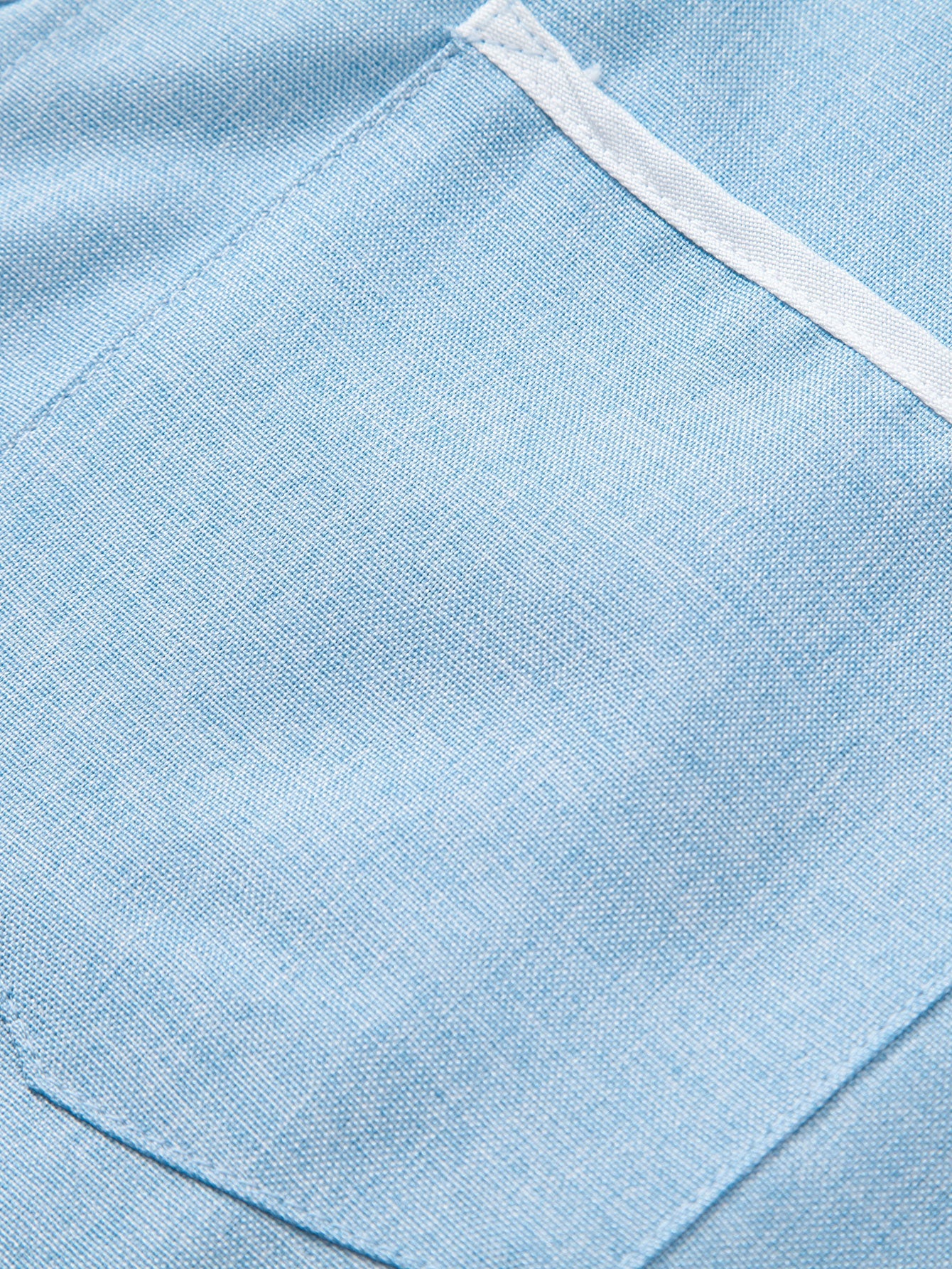 Contrast Pocket Stand Collar Shirt