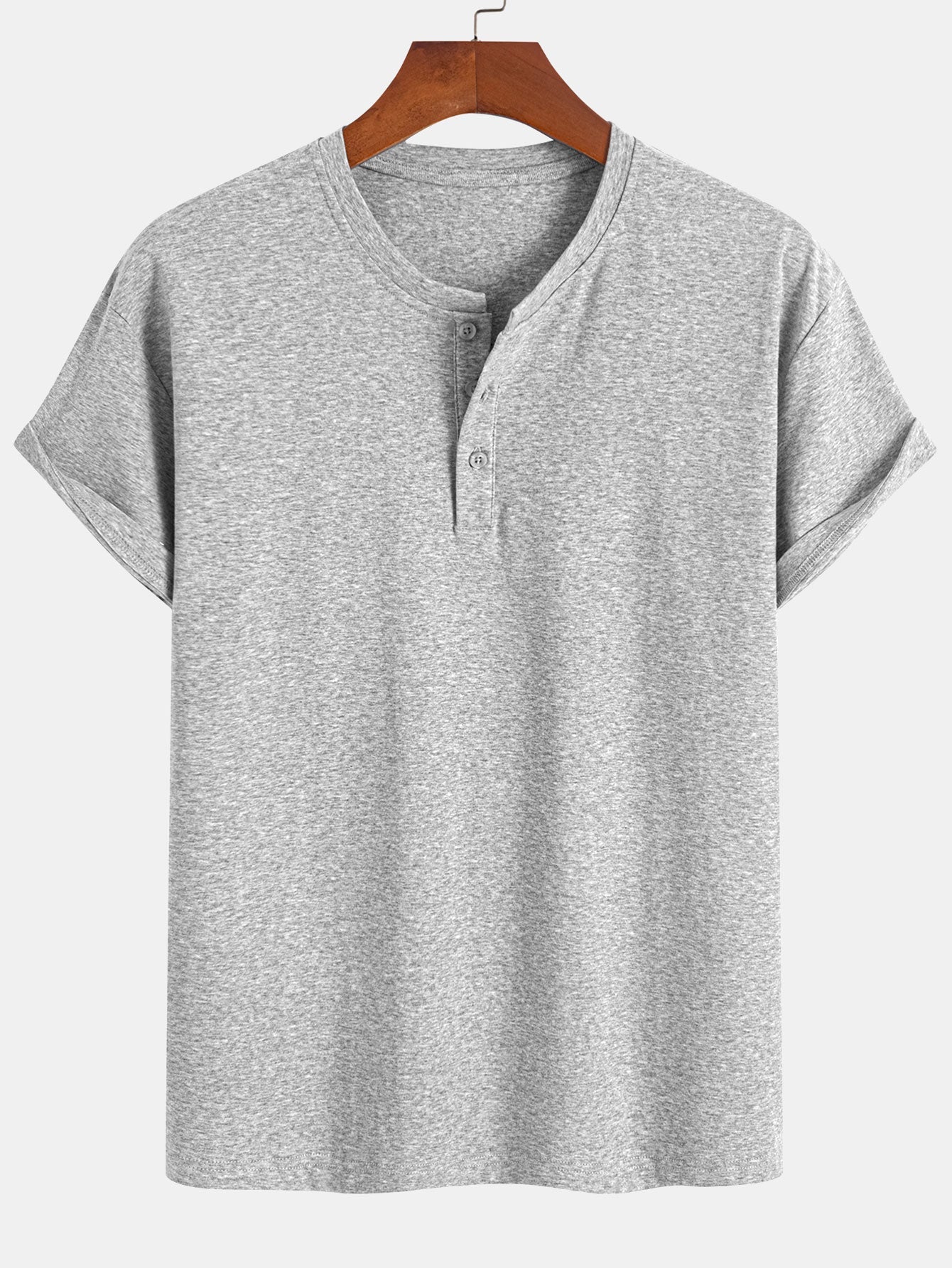 Cotton Henley T-Shirt