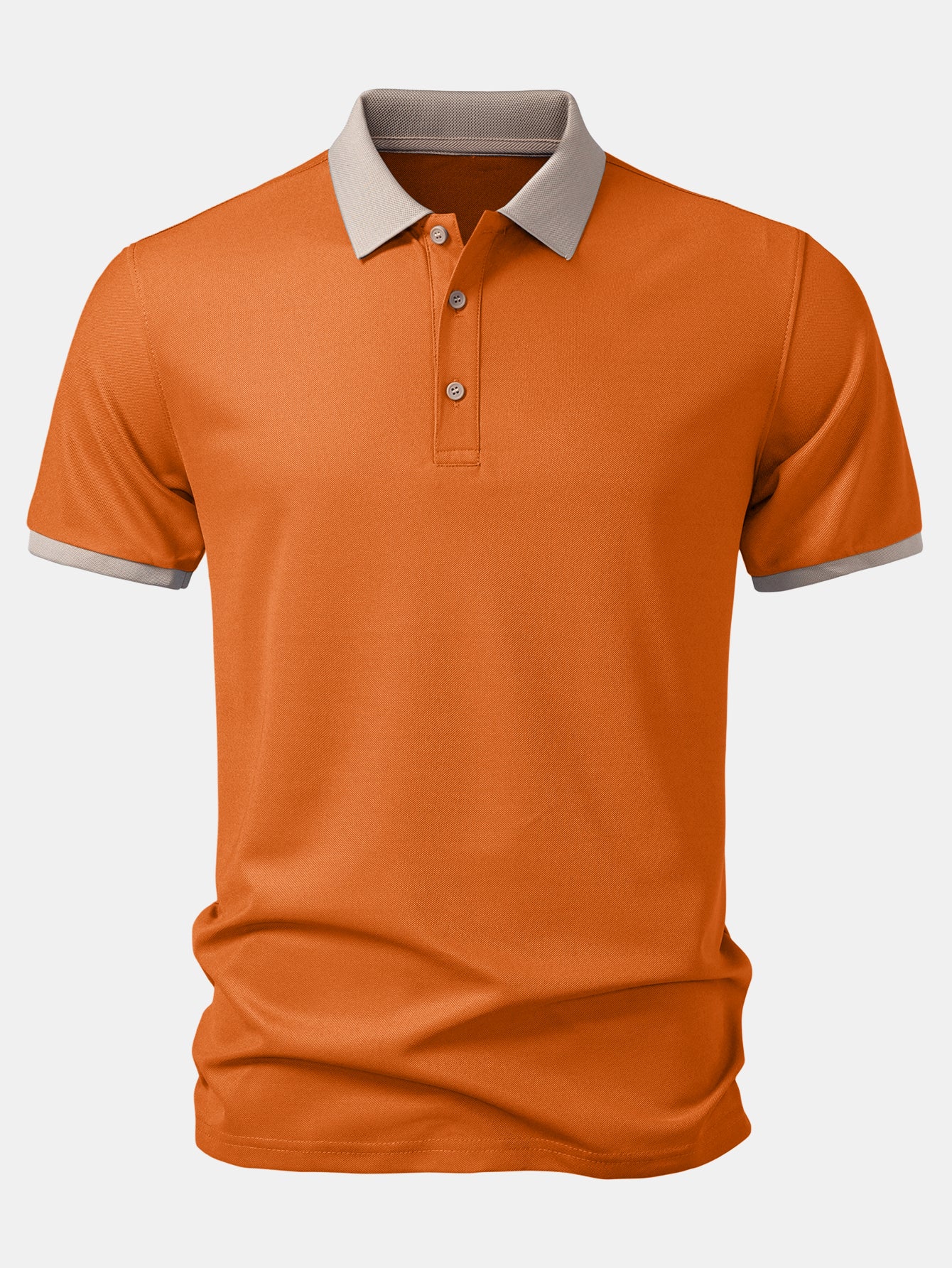 Contrast Collar Polo