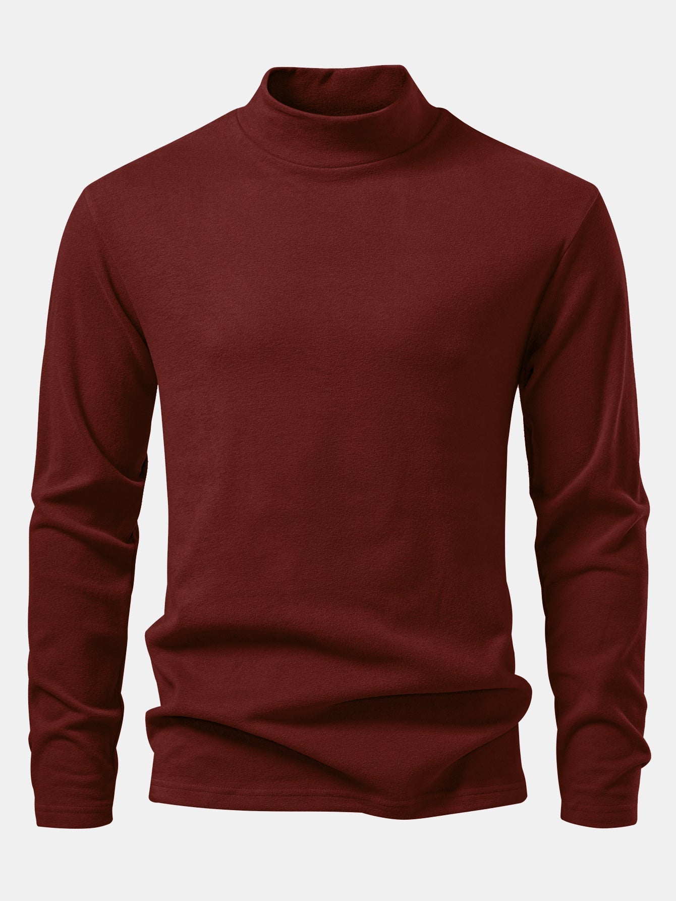 Long Sleeve Mock Neck T-Shirt