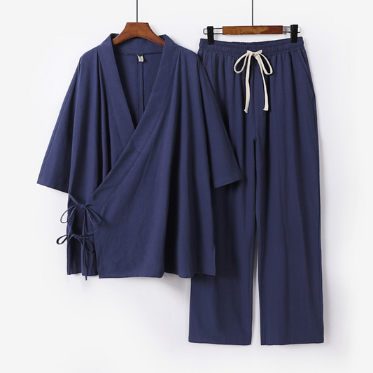 طقم أساهاي من الكتان