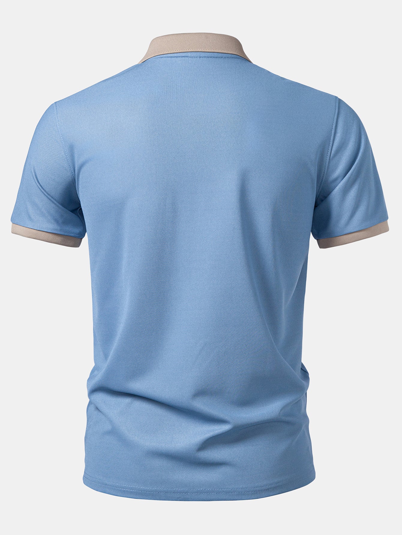Contrast Collar Polo