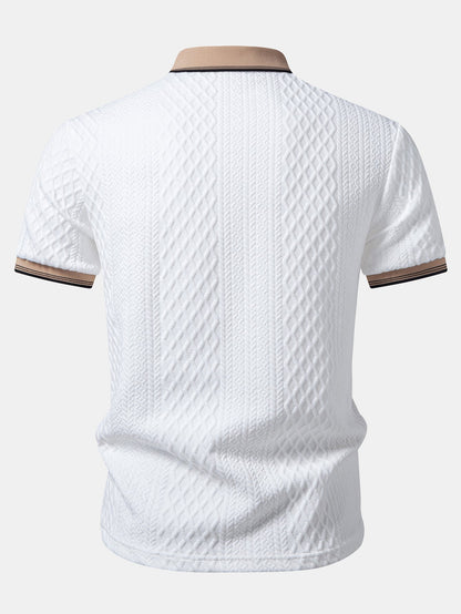 Geometry Jacquard Polo