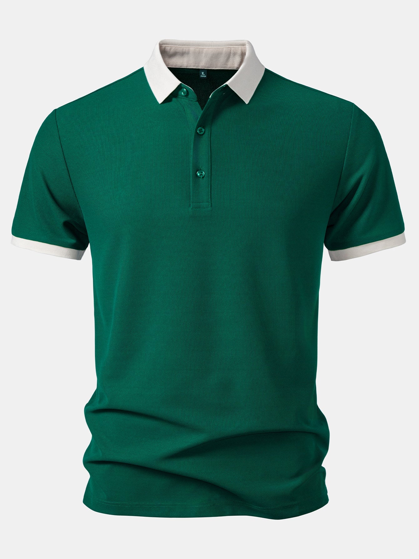 Contrast Collar Polo