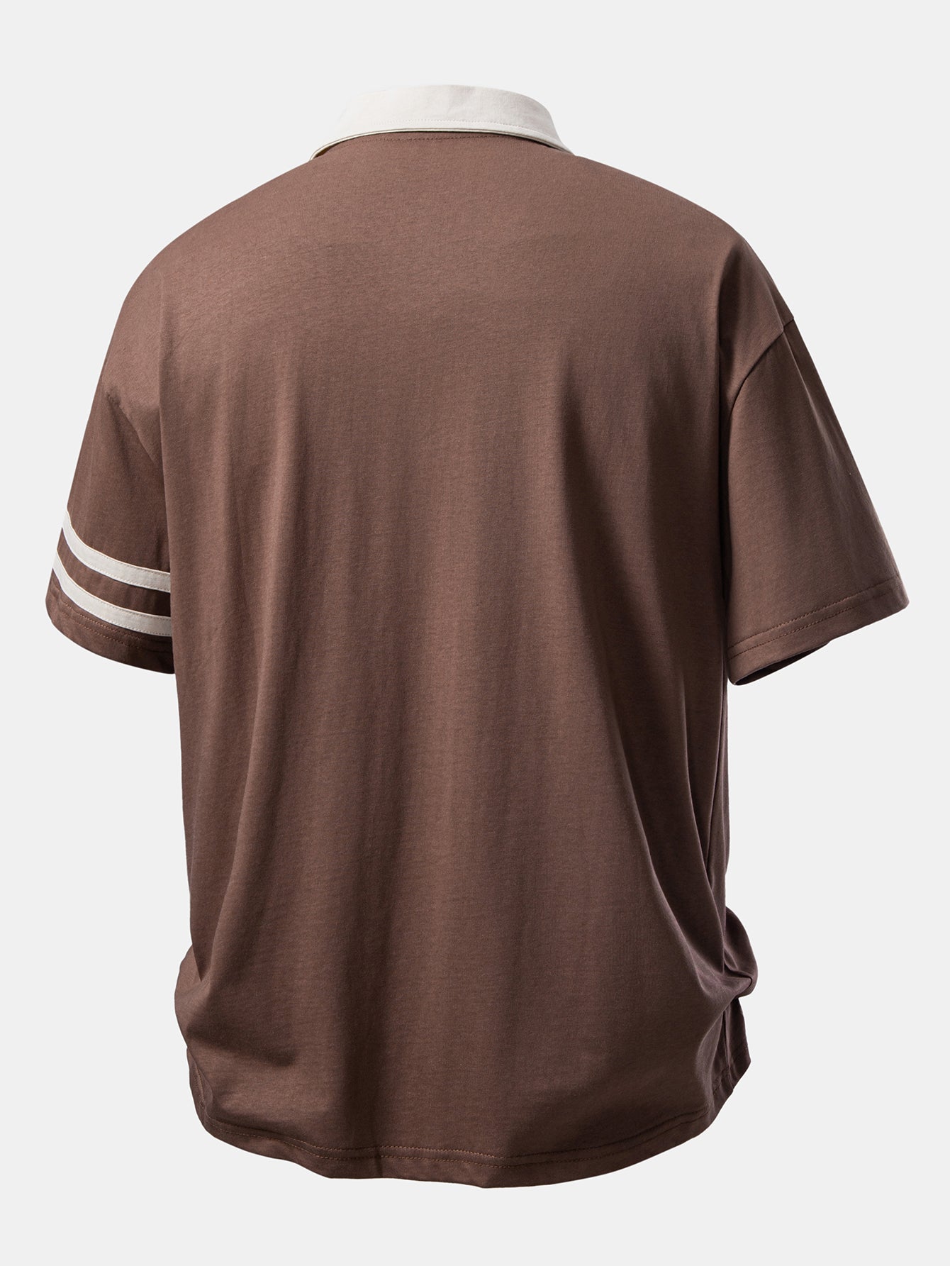 Relax Fit Contrast Collar Polo Shirt