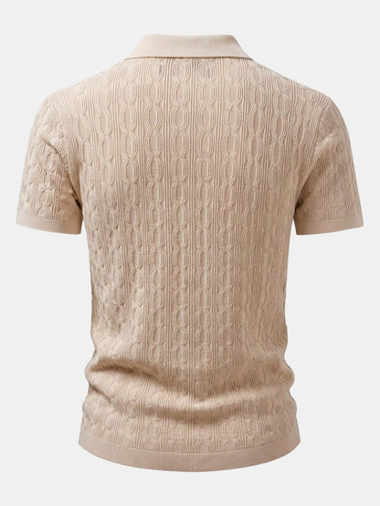 Twisted Jacquard Knit Shirt