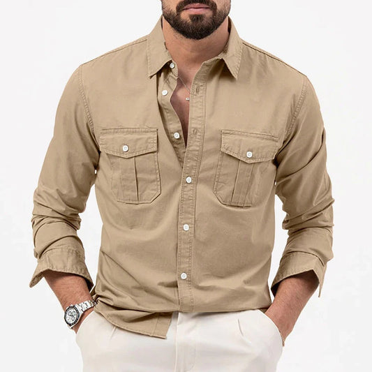 Relaxed Fit Button-Up Shirt