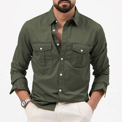 Relaxed Fit Button-Up Shirt