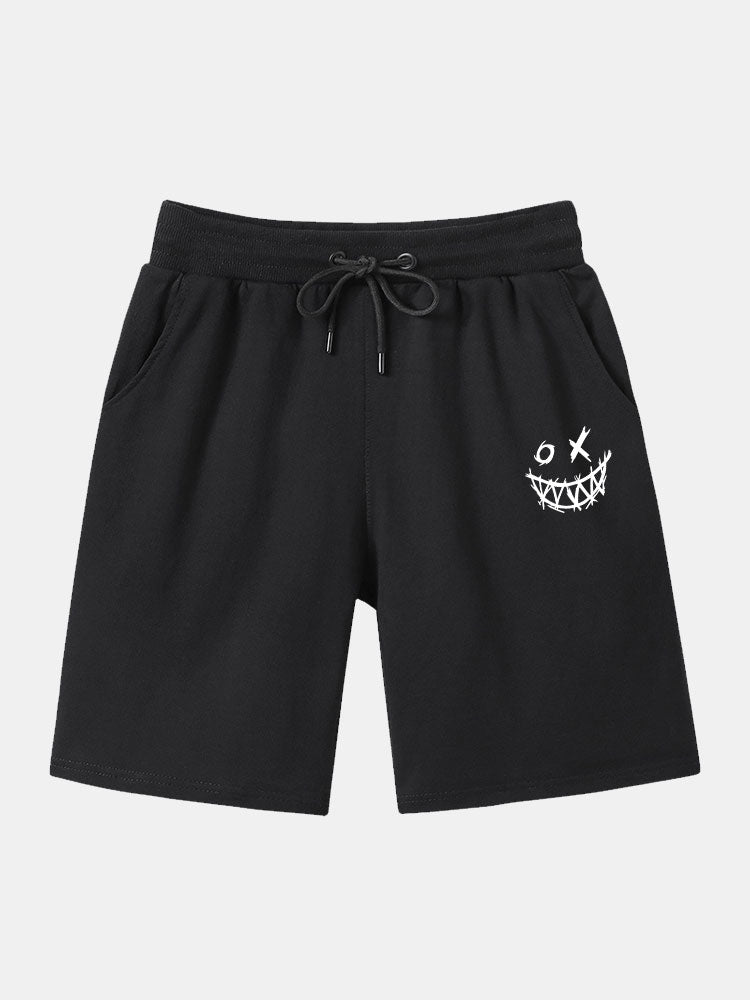 Grimace Print Mid Length Shorts