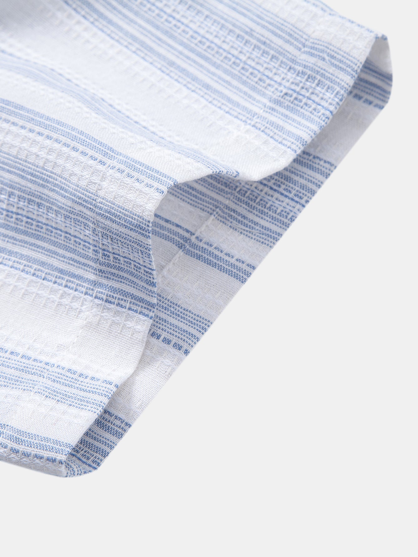 Stripe Linen Look Button Up Shirt