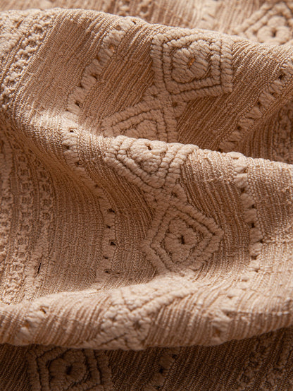 Geometric Jacquard Polo