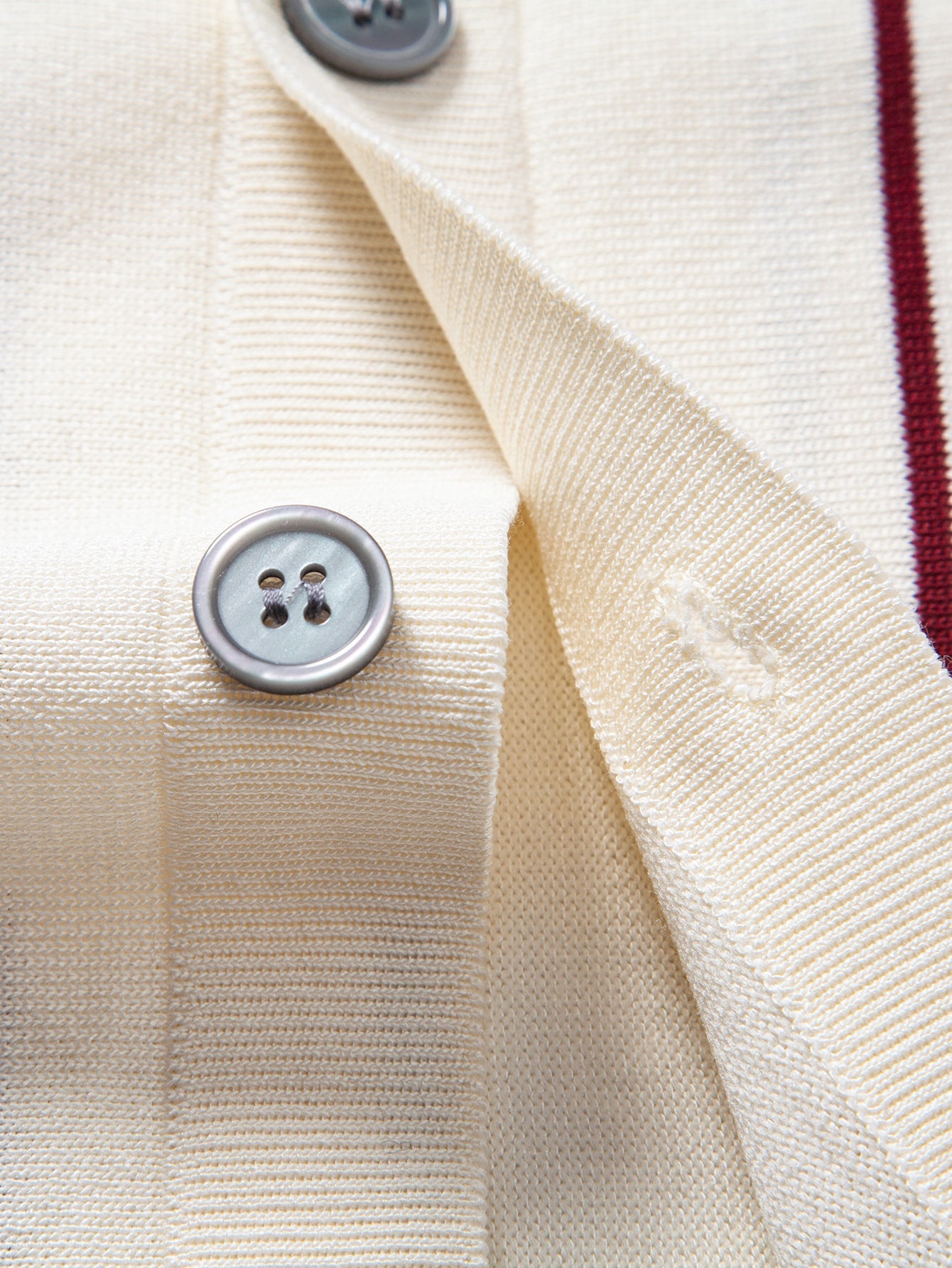 Stripe Button Up Knit Shirt