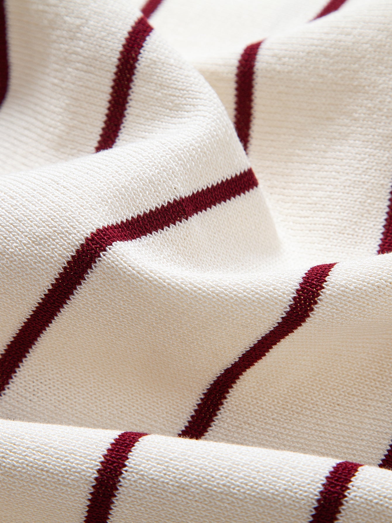 Stripe Button Up Knit Shirt