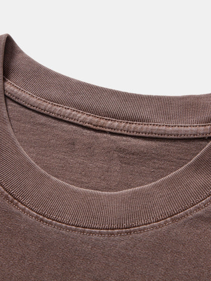 Relax Fit Heavyweight Washed Drop Shoulder T-Shirt