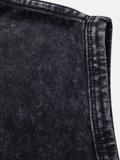 Washed Distressed Tank Top