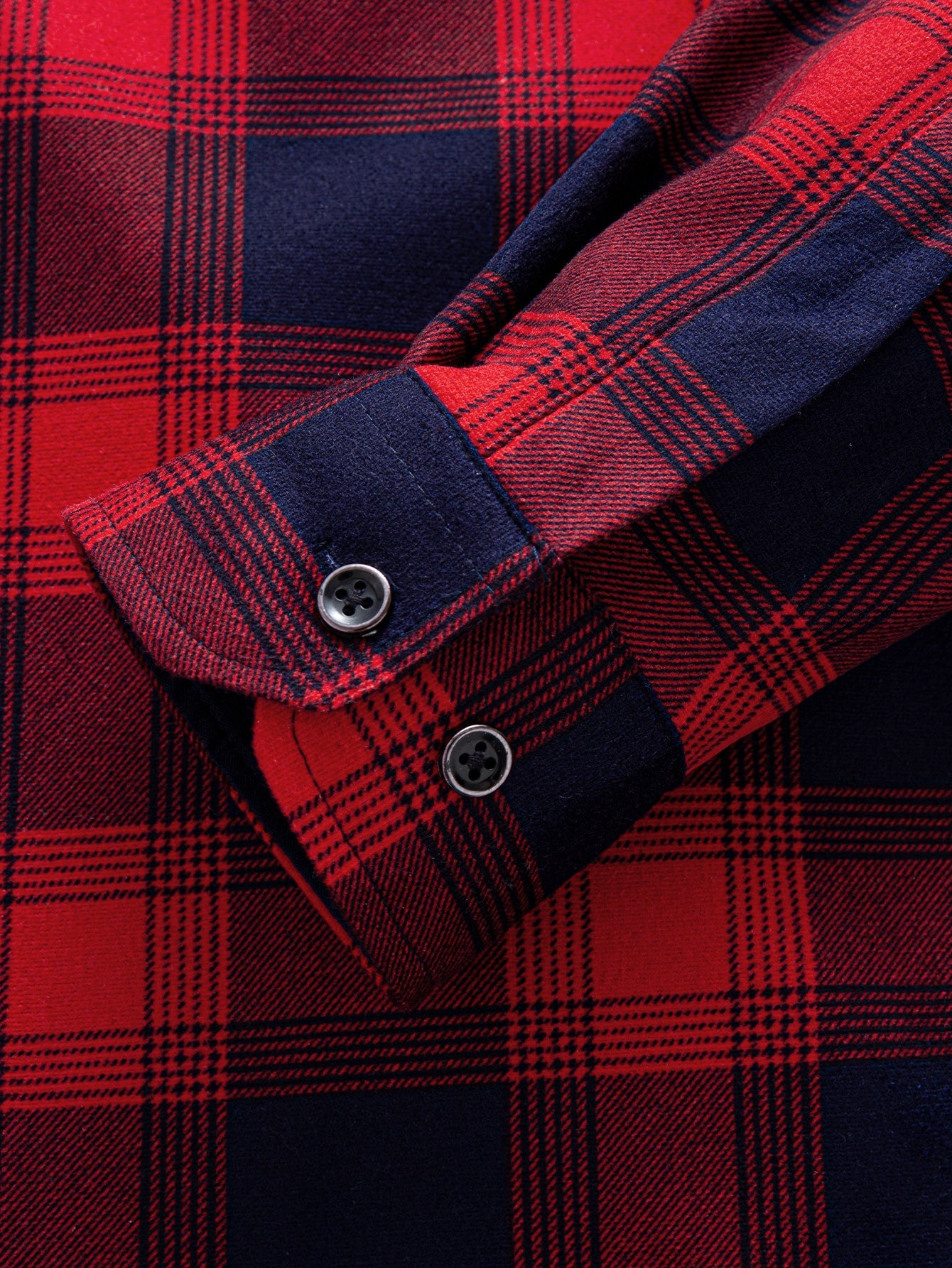 Flannel Fleece Lined Plaid Button Up Shirt