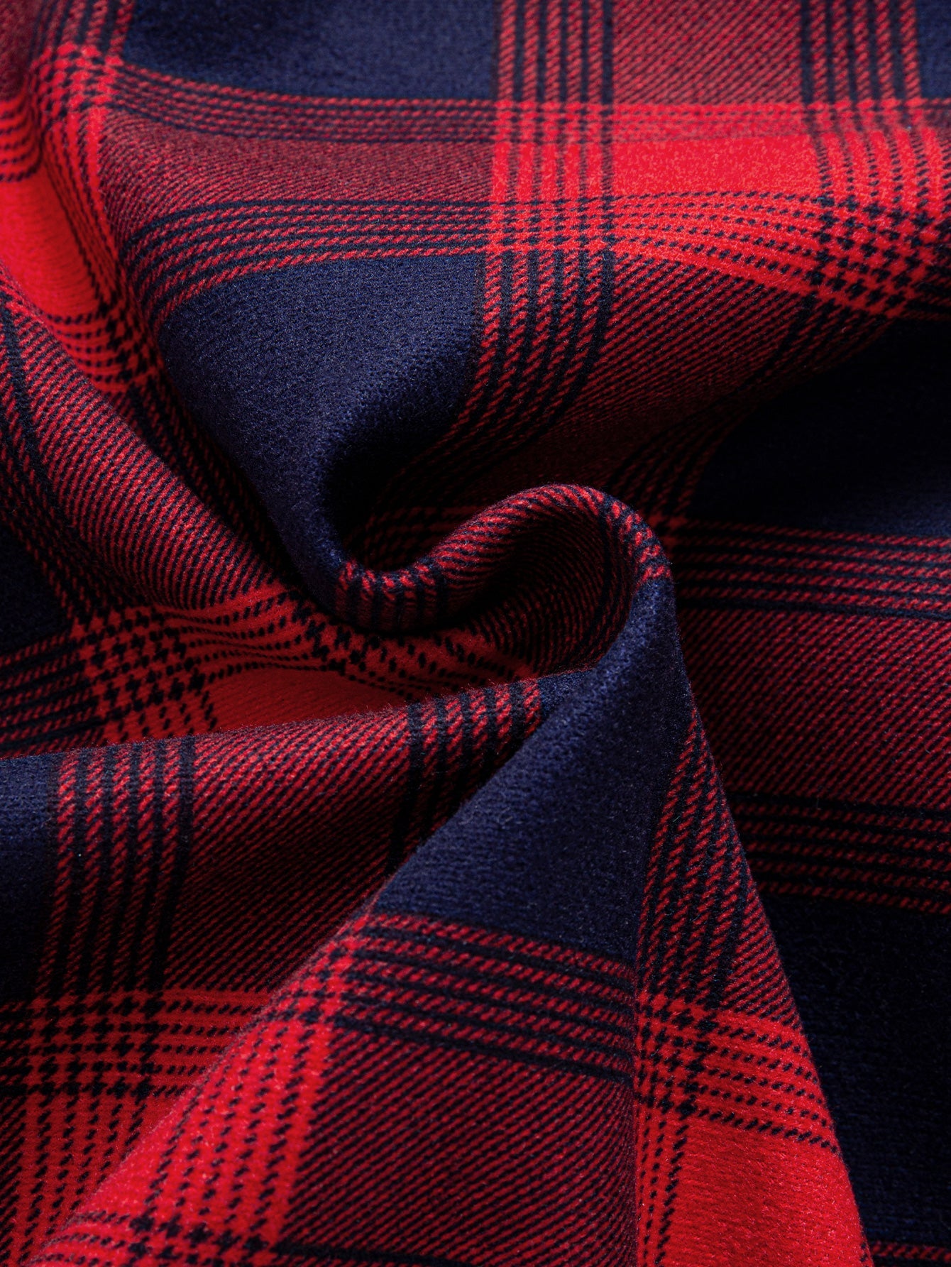 Flannel Fleece Lined Plaid Button Up Shirt