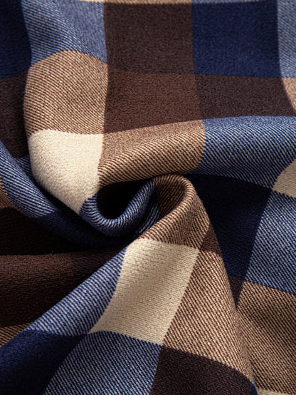 Flannel Fleece Lined Plaid Shirt
