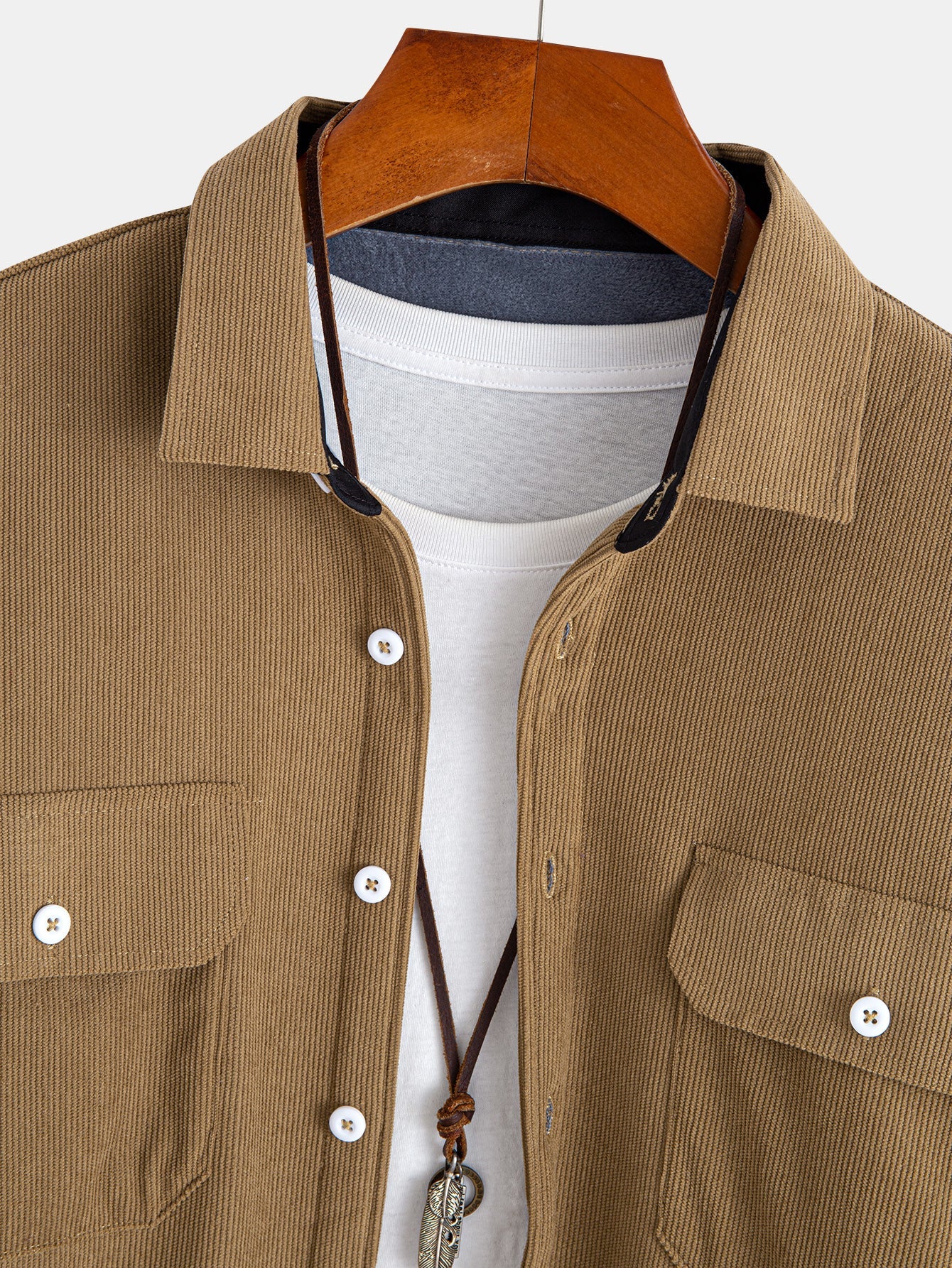 Plush Lined Corduroy Shirt