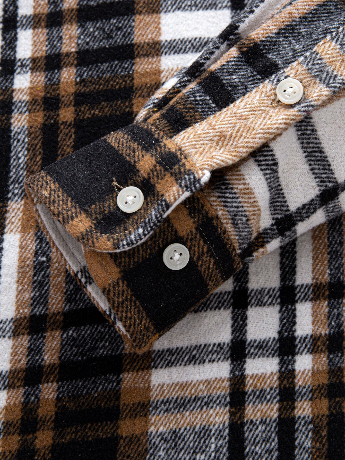 Flannel Plaid Button Up Shirt