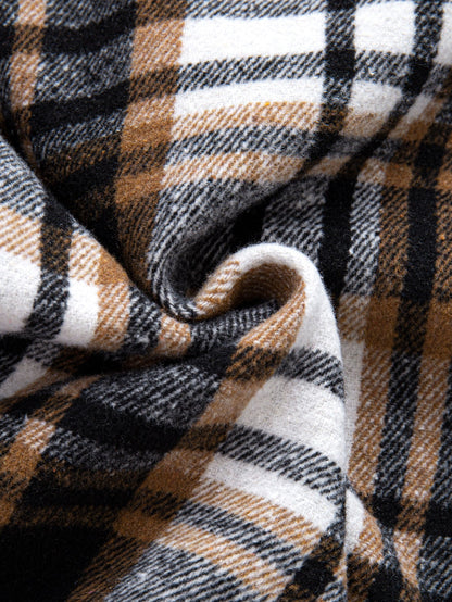 Flannel Plaid Button Up Shirt
