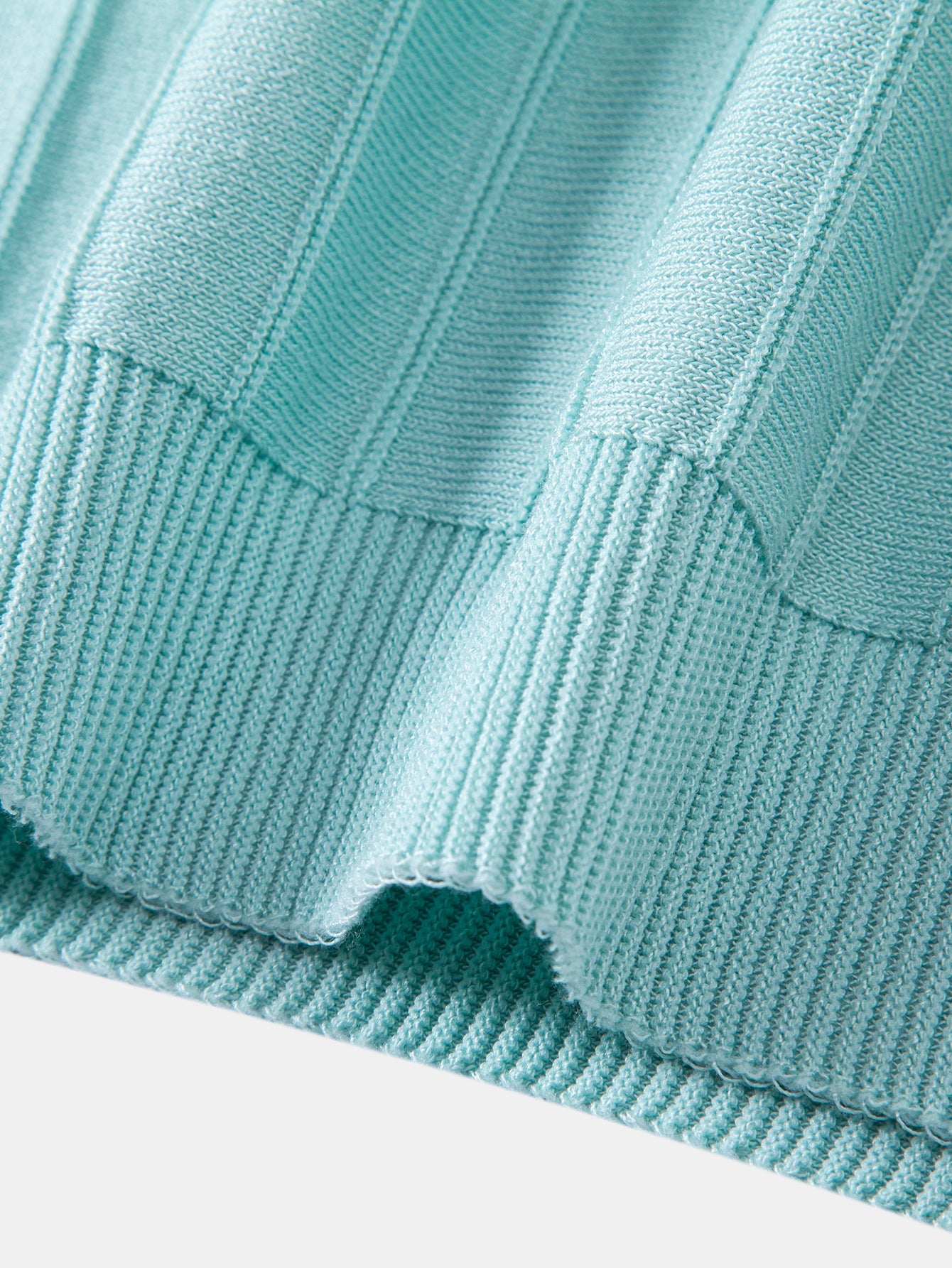 Stripe Johnny Collar Knit Polo