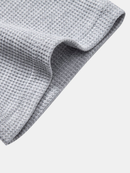 2 In 1 Waffle Henley Shirt