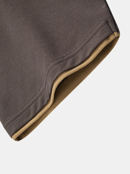 Contrast Collar Polo