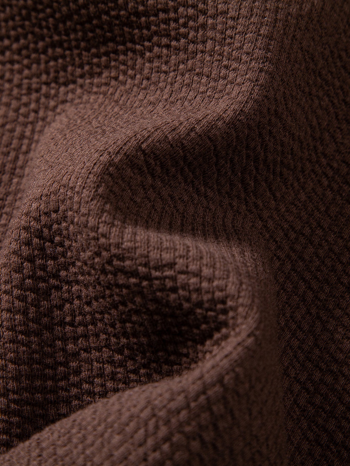 Ribbed Mock Neck T-Shirt